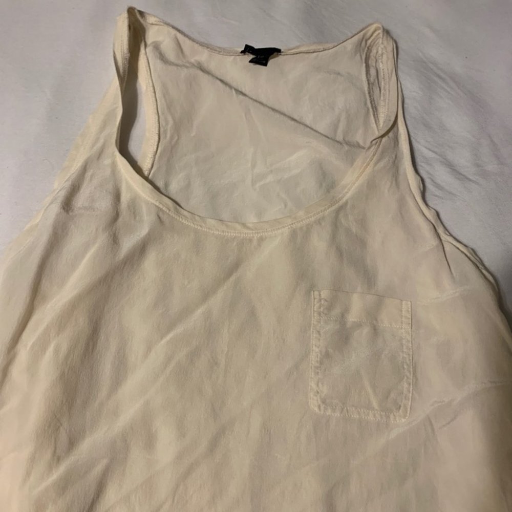 Club Monaco - White Silk Top